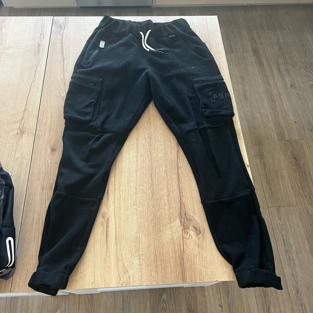Reverse Knit Cargo Joggers